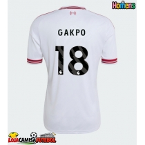 Camisa de Futebol Liverpool Cody Gakpo #18 Equipamento Secundário 2026-27 Manga Curta